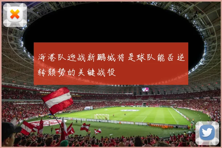 海港队迎战新鹏城将是球队能否逆转颓势的关键战役
